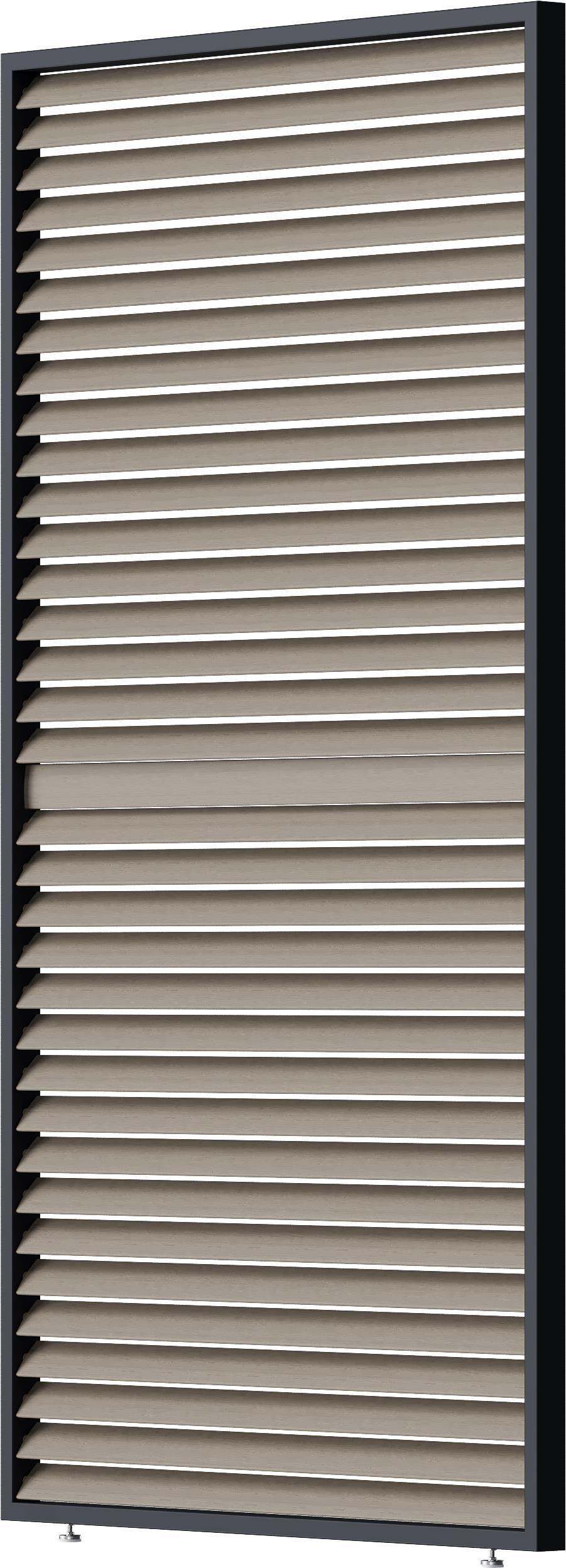 ROJAPLAST Zástena – pergola bioklimatický panel, horizontálny, sklápacie lamely 1,3 m, antracit