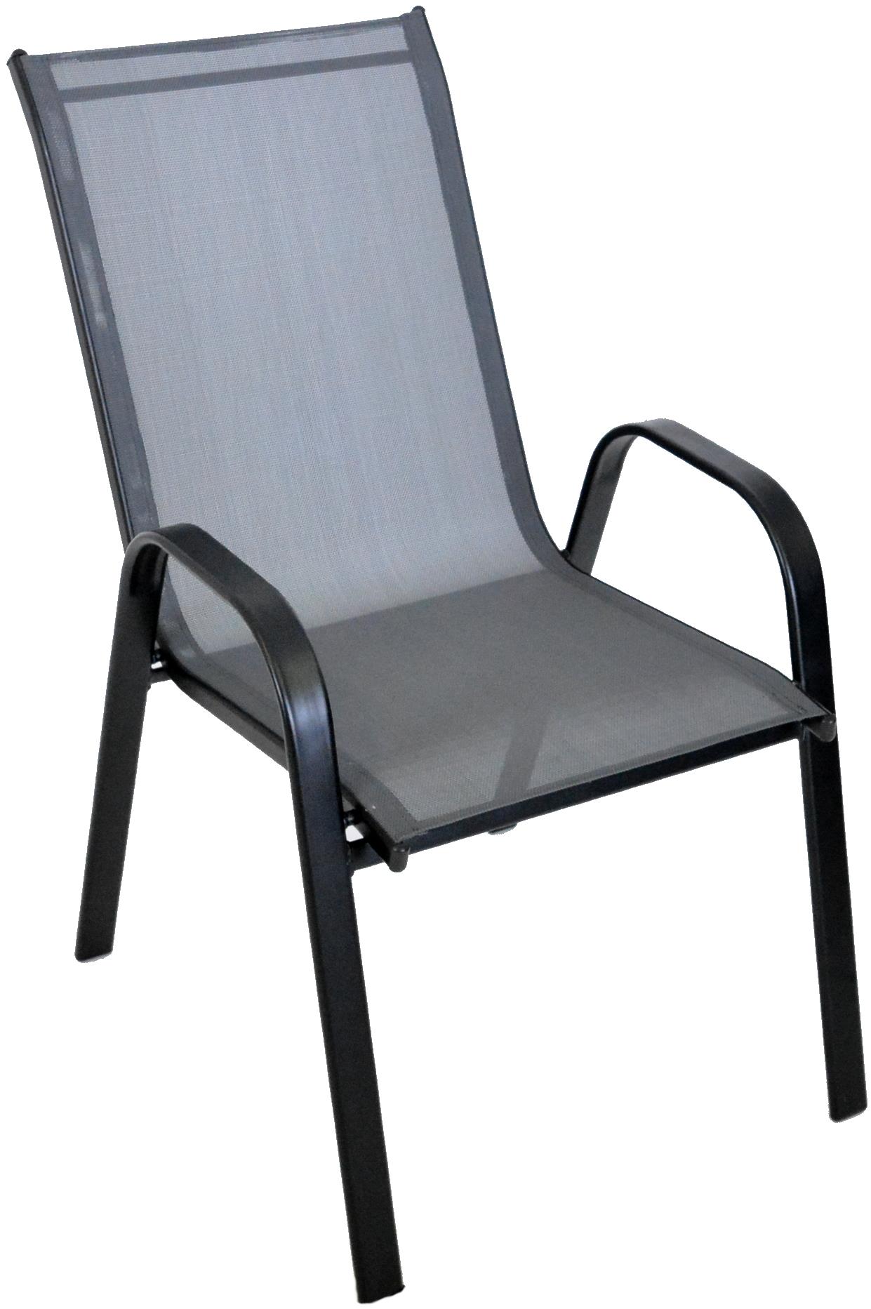 ROJAPLAST Záhradné kreslo kovové SOFIE, sivá