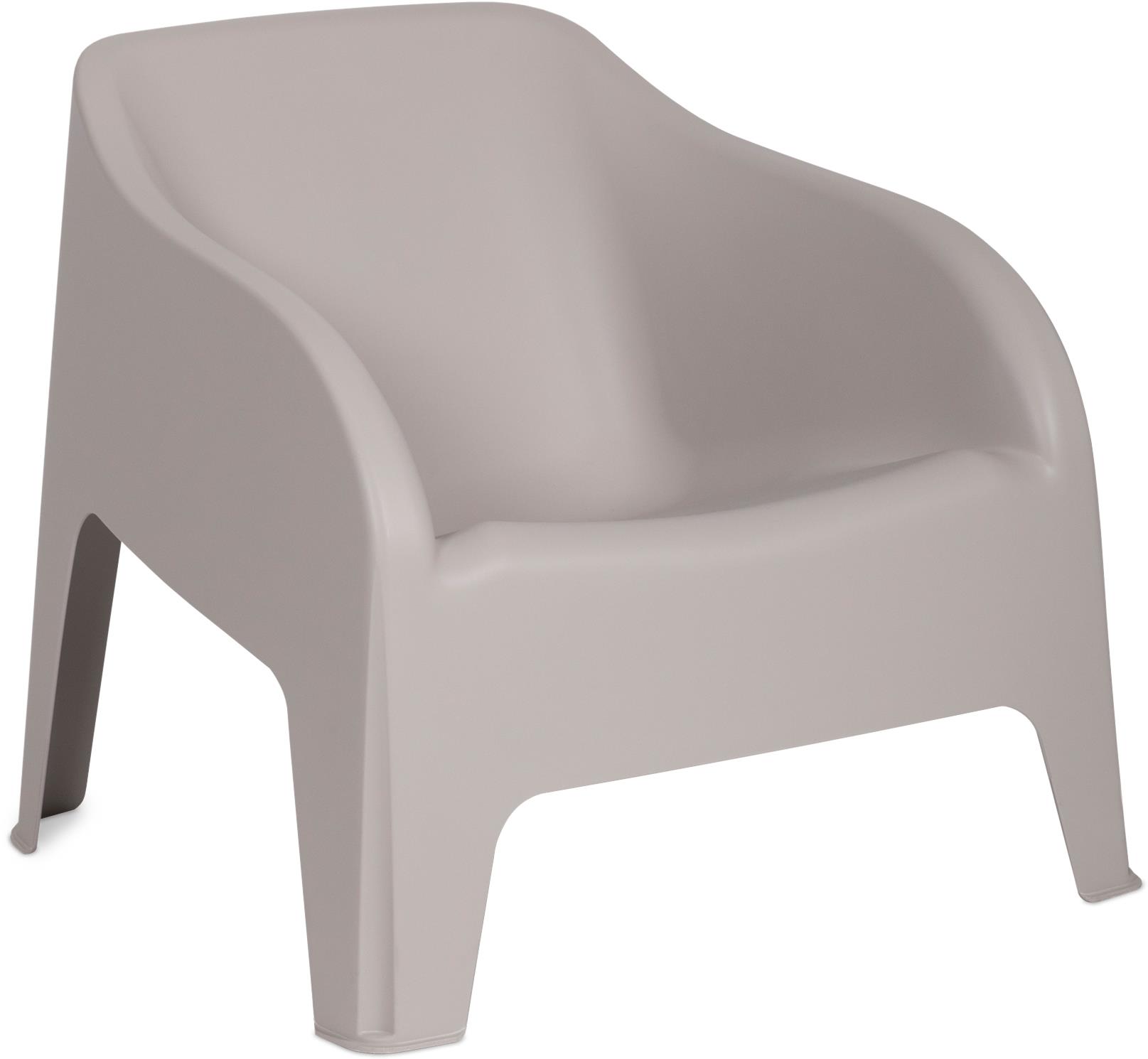 TOOMAX Záhradné kreslo PETRA ARMCHAIR, taupe-sivá