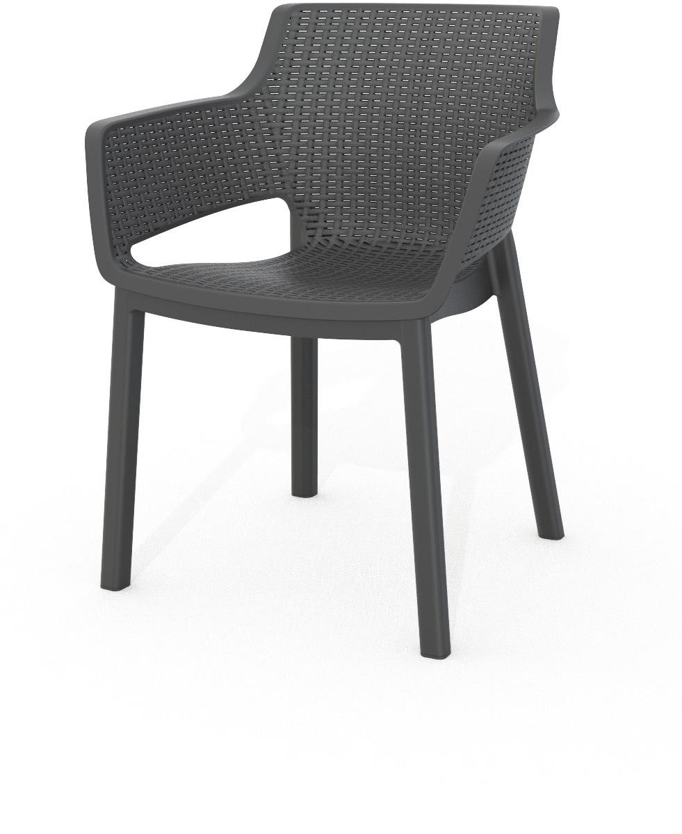 KETER Záhradné kreslo EVA, grafit