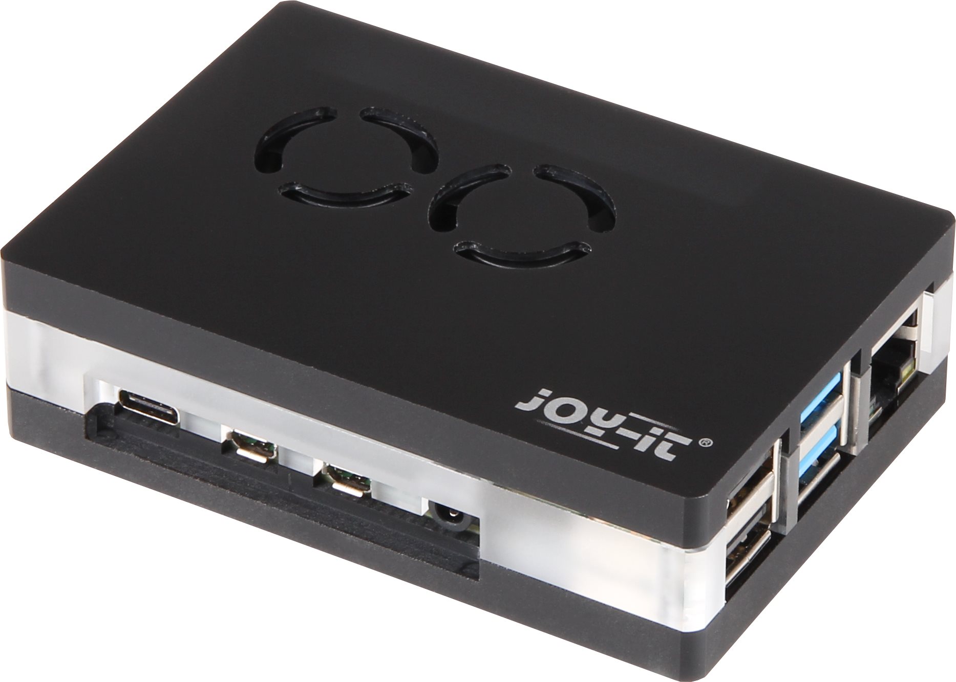 JOY-IT Case pre RASPBERRY Pi 4 – Acryl Fan