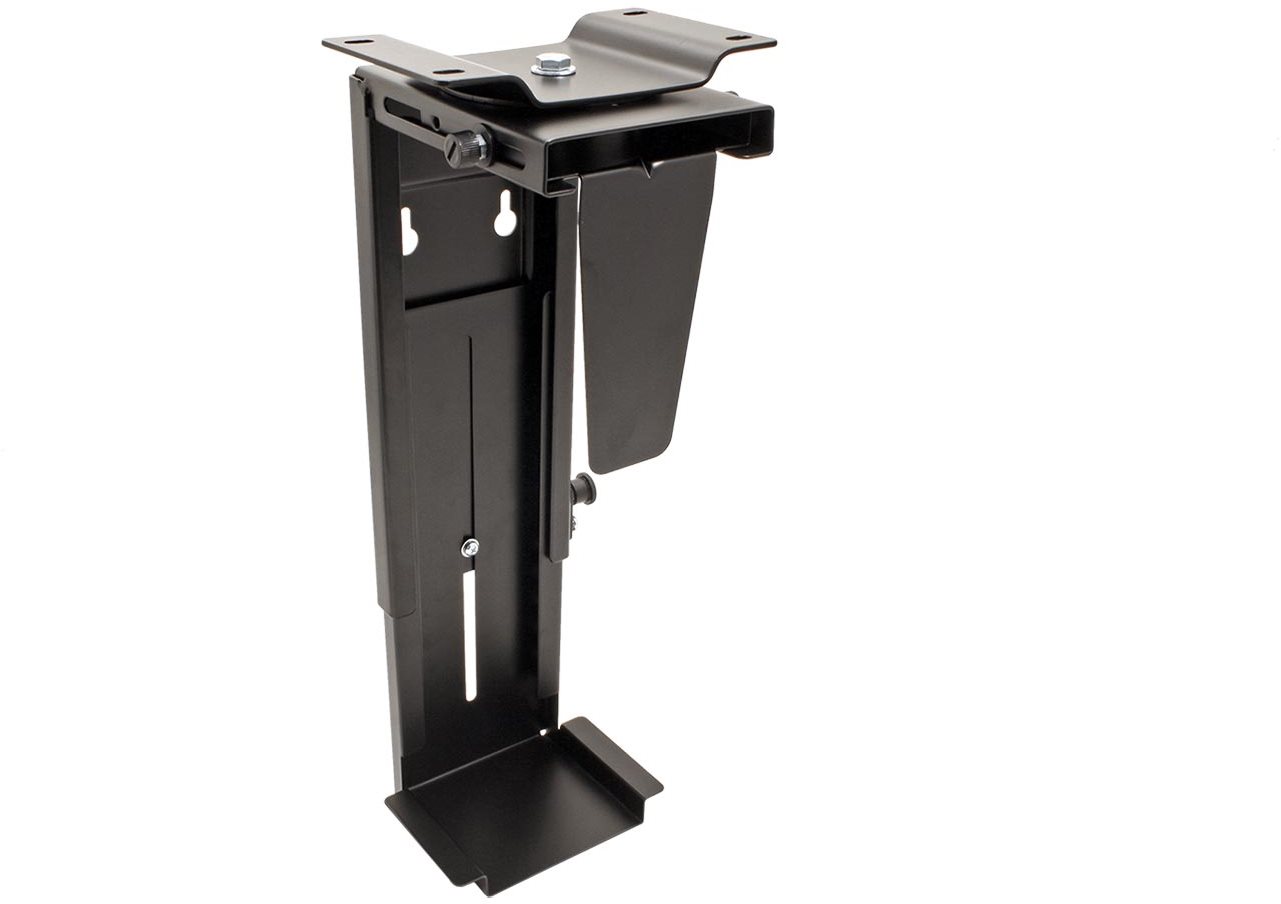 OEM Držiak PC pod dosku stolu/na stenu, čierny, do 10 kg