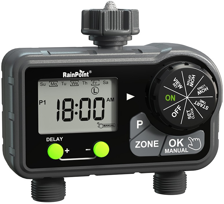 RAINPOINT Digital Two-zone water timer