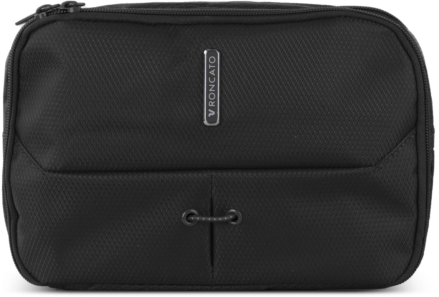 Roncato toaletná taška Ironik 2.0 čierna 25 × 16 × 9 cm