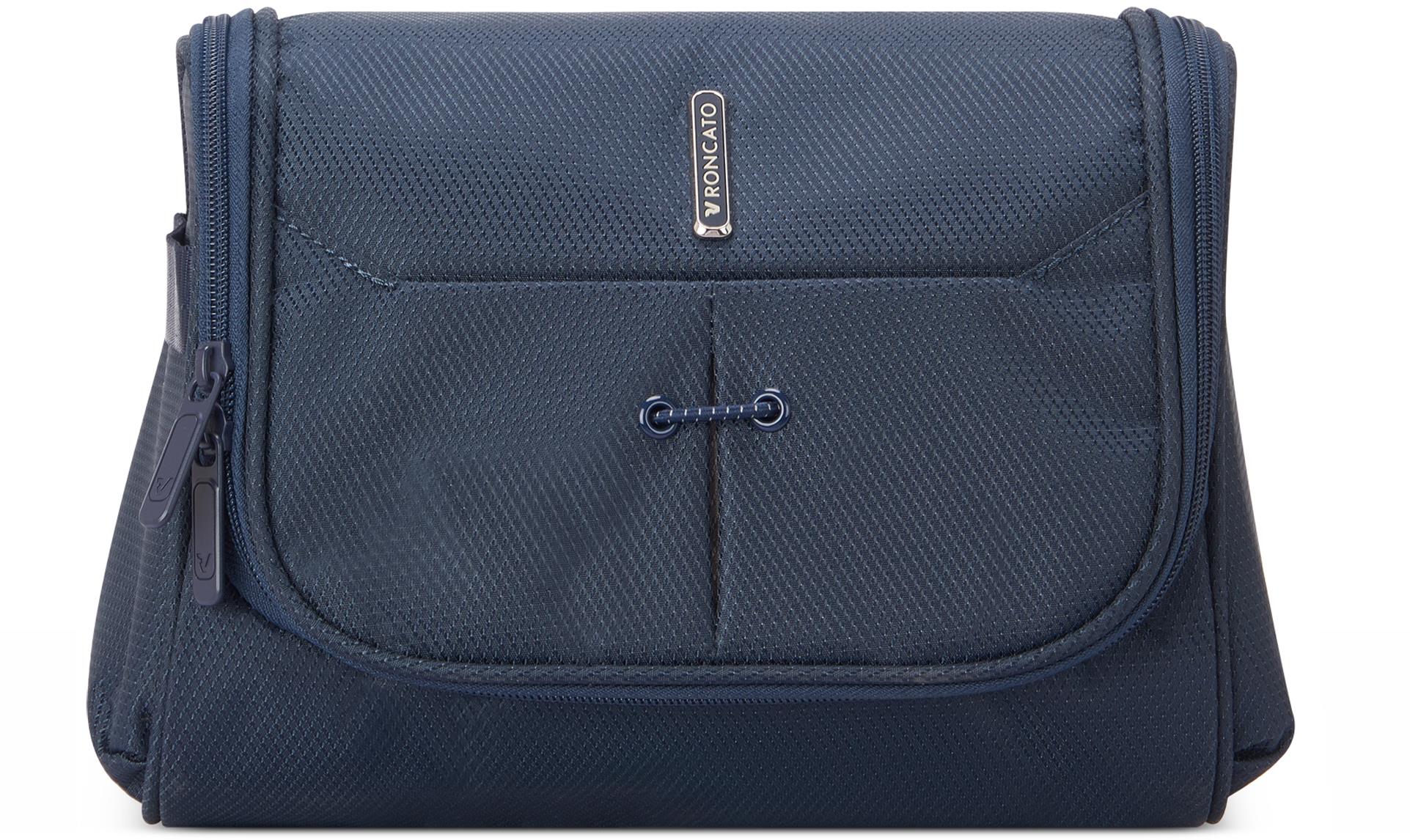 Roncato kozmetická taška Ironik 2.0 25 cm modrá 25 × 19 × 15 cm