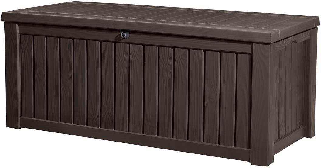 KETER Záhradný úložný box ROCKWOOD, hnedý 570 l
