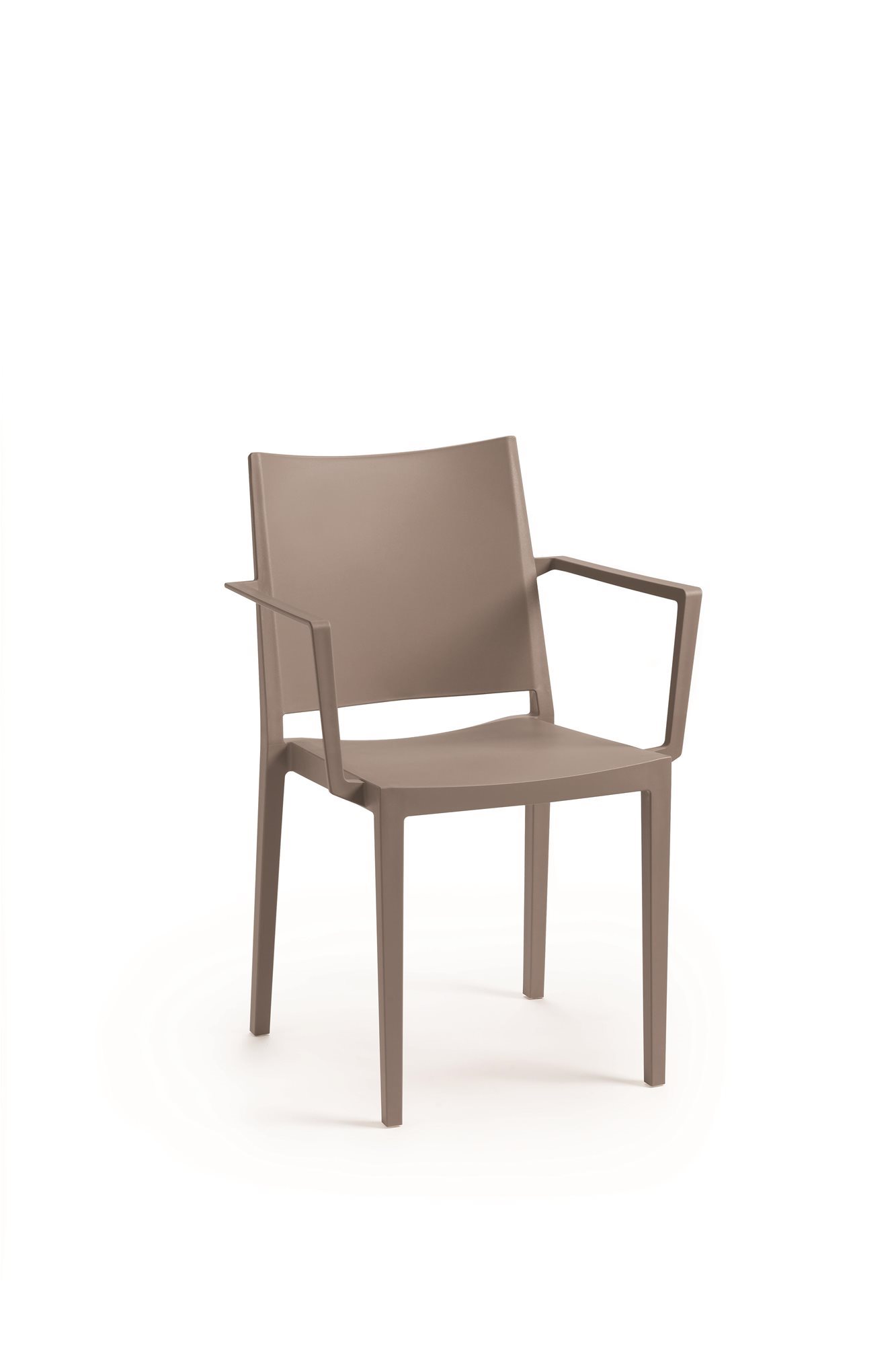 ROJAPLAST Stolička záhradná MOSK ARMCHAIR, taupe