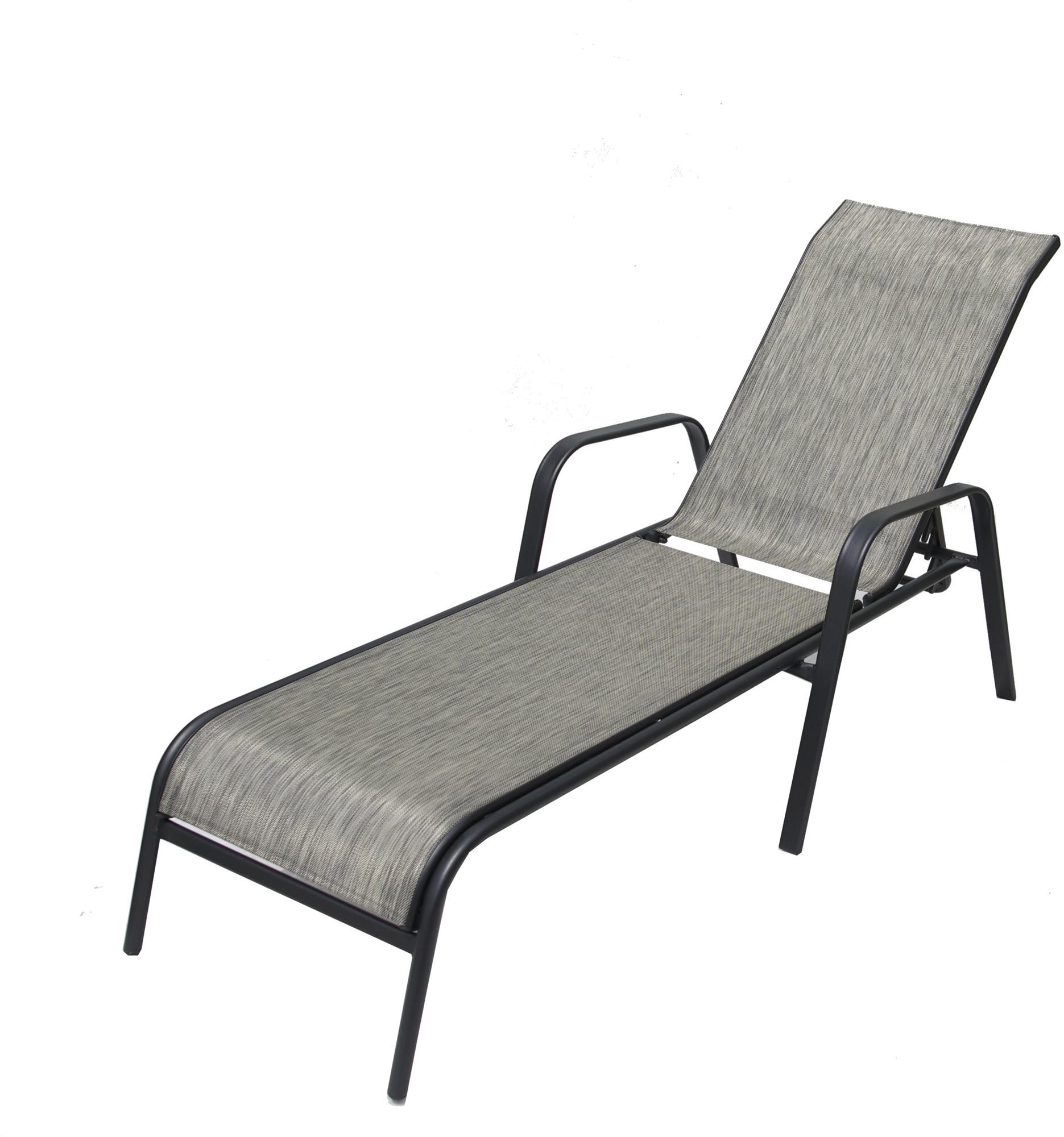 ROJAPLAST Ležadlo záhradné ZWC-52, svetlo sivé
