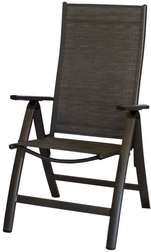 Sun Garden Kreslo LONDON antracit/čierna