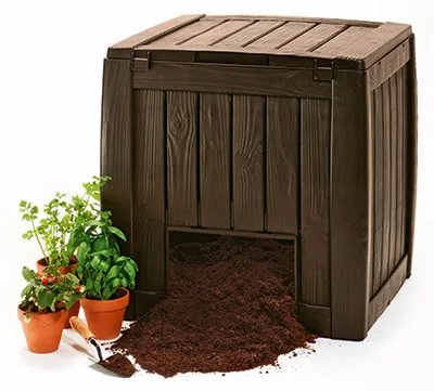 KETER DECO COMPOSTER 340 l s podst.