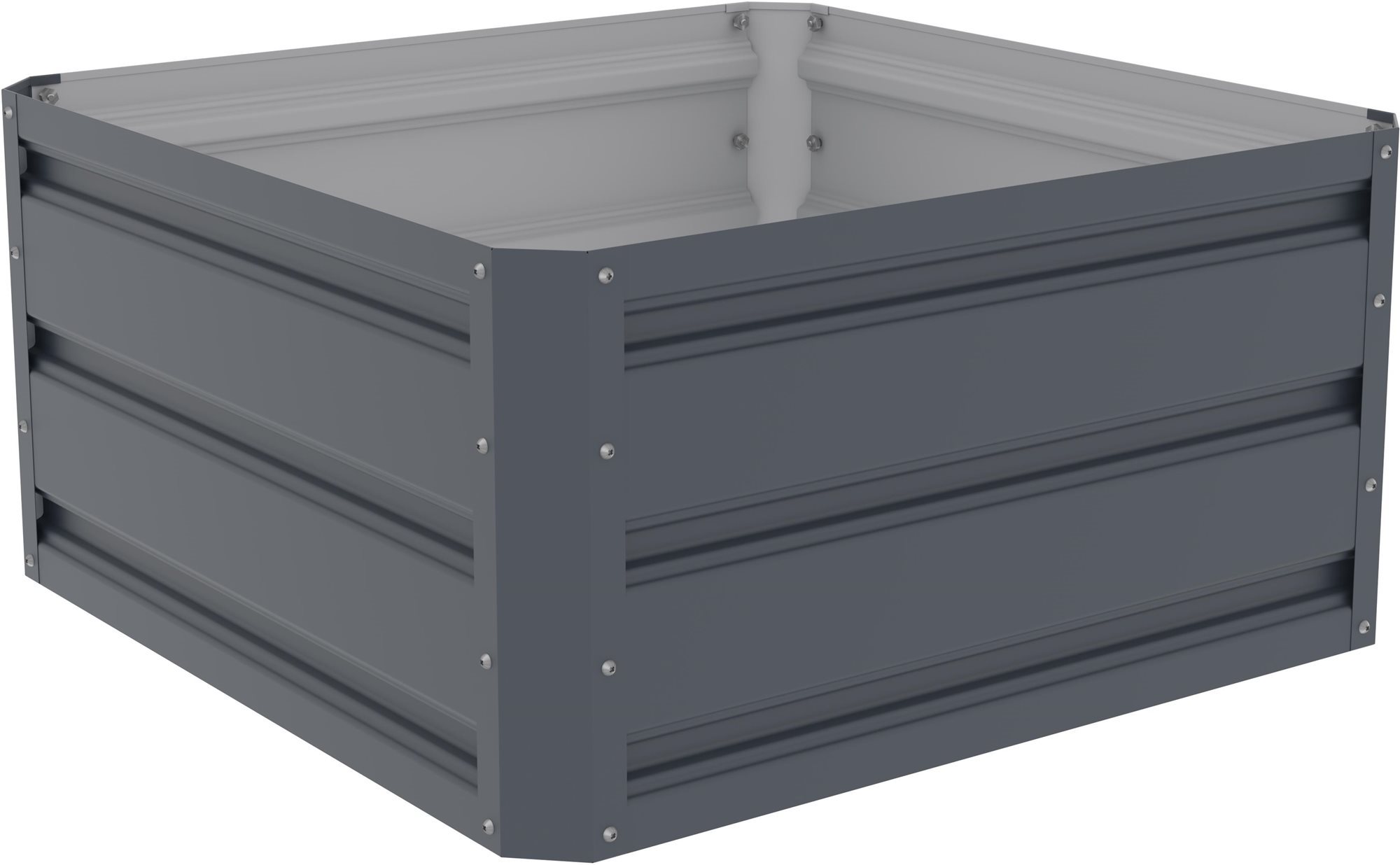 ROJAPLAST Záhon vyvýšený plechový 60 × 60 cm