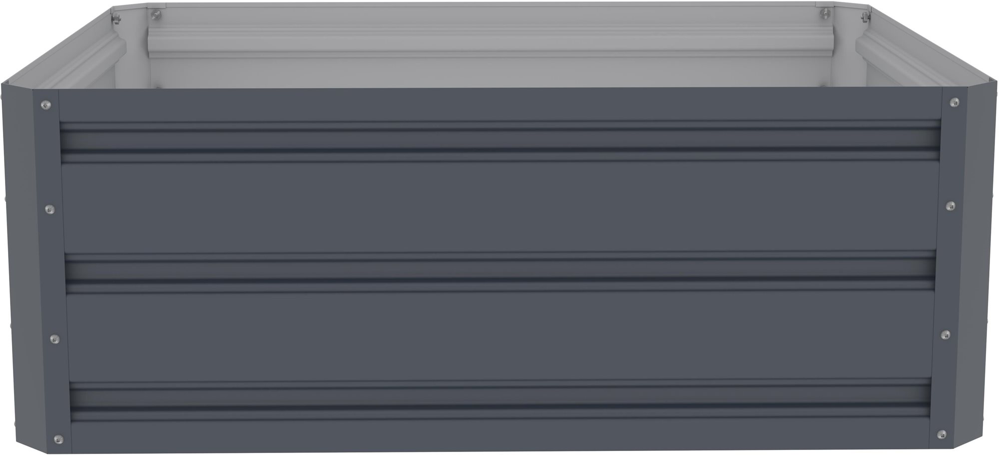 ROJAPLAST Záhon vyvýšený plechový 80 × 60 cm