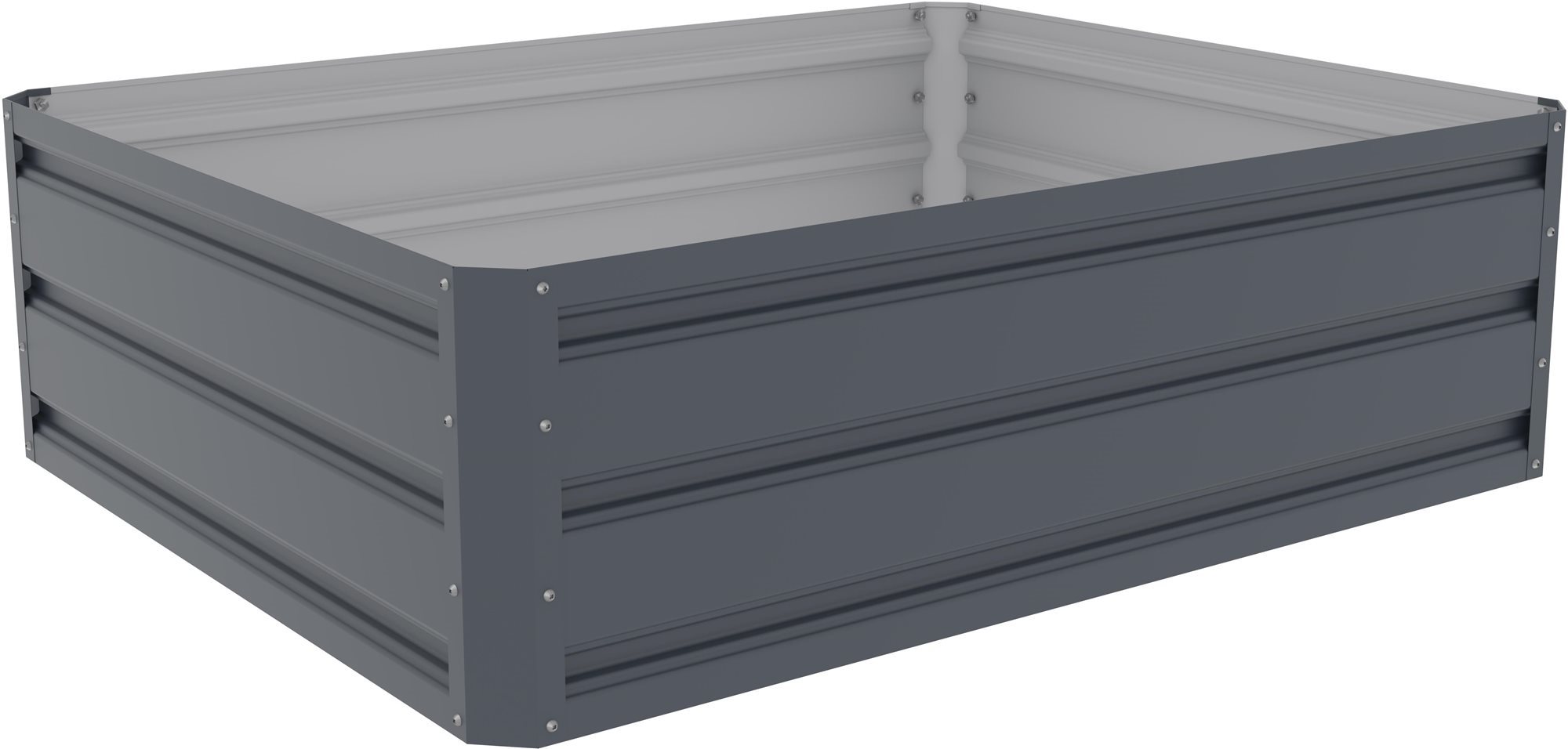 ROJAPLAST Záhon vyvýšený plechový 100 × 80 cm