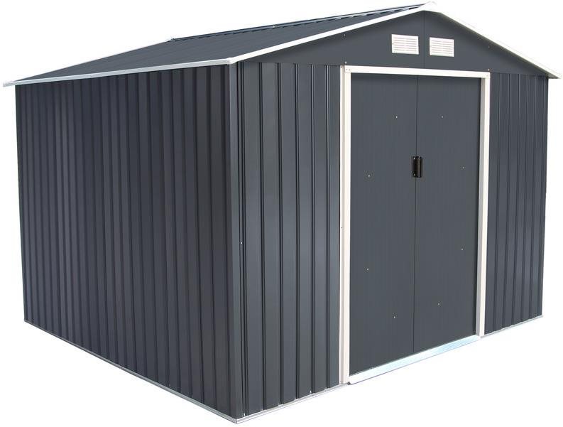 ROJAPLAST Domček záhradný ARCHER D, sivý 202 × 277 × 255 cm