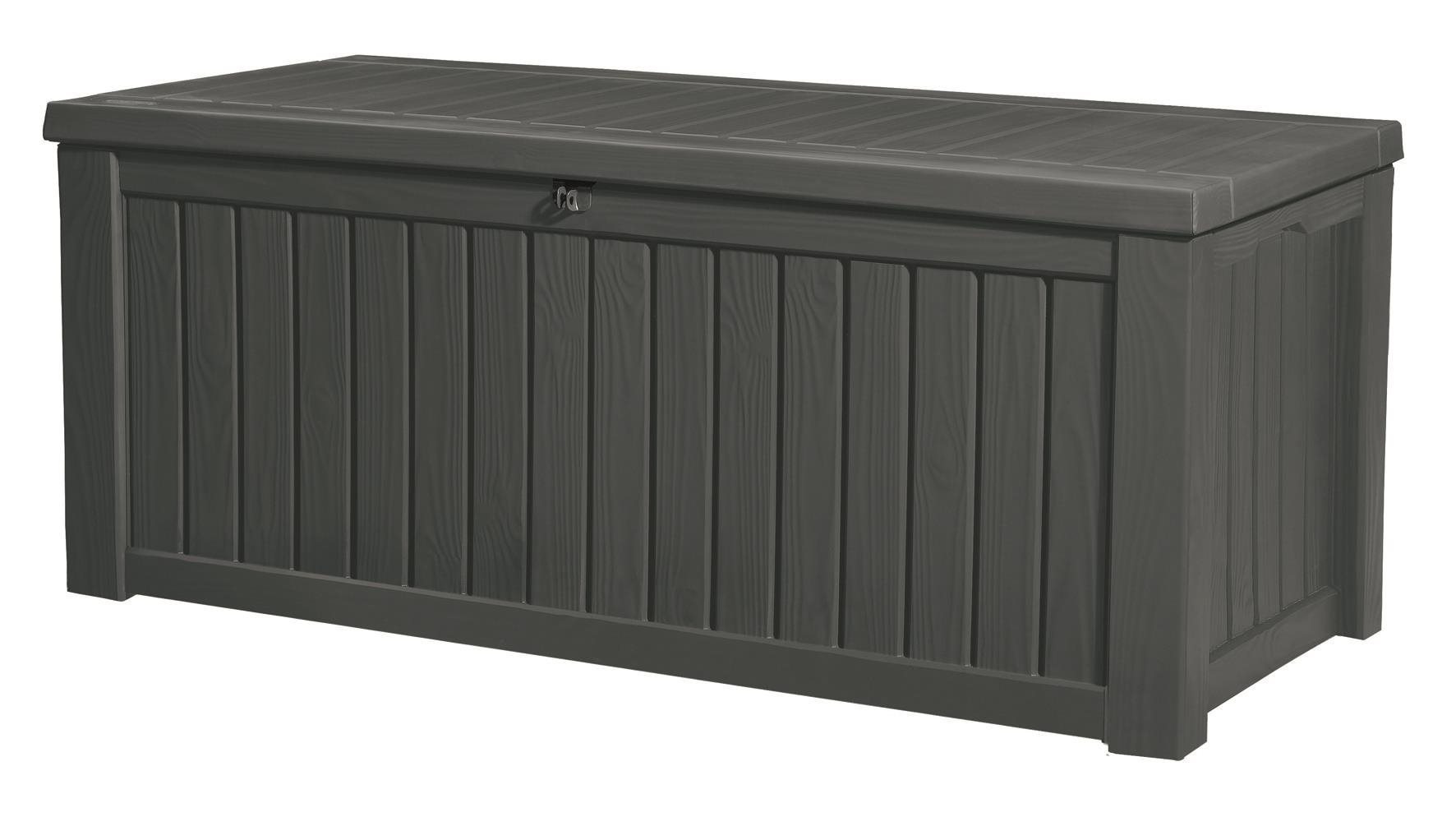 KETER Záhradný úložný box ROCKWOOD, objem 570 l, grafit