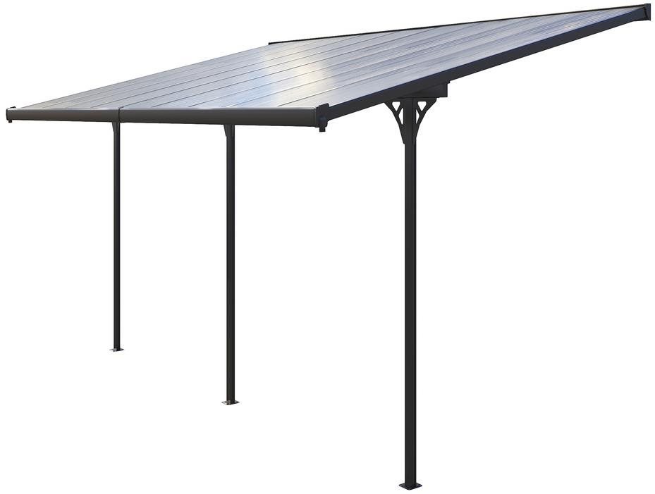 ROJAPLAST Pergola záhradná BRUCE J – transparentný polykarbonát