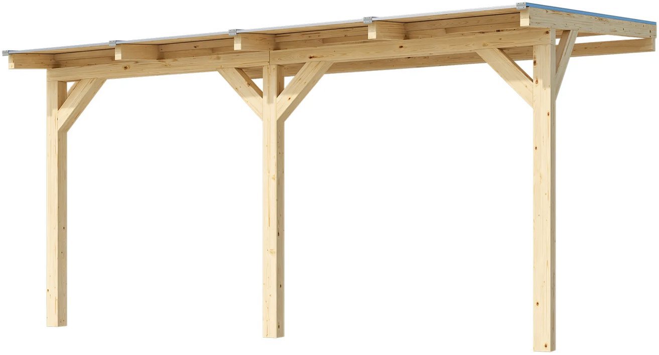 Weka Drevená záhradná pergola 672 (4,3 × 3,7 m)