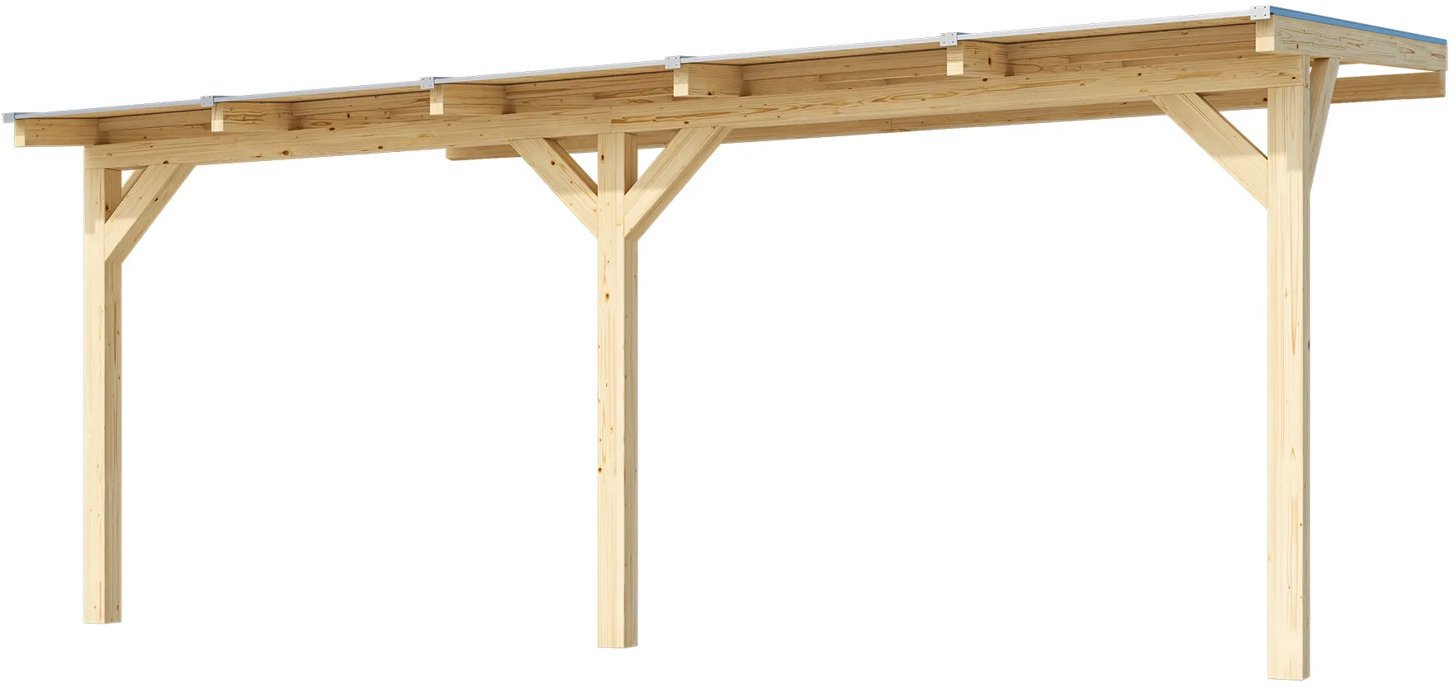 Weka Drevená záhradná pergola 672 (5,4 × 3,7 m)
