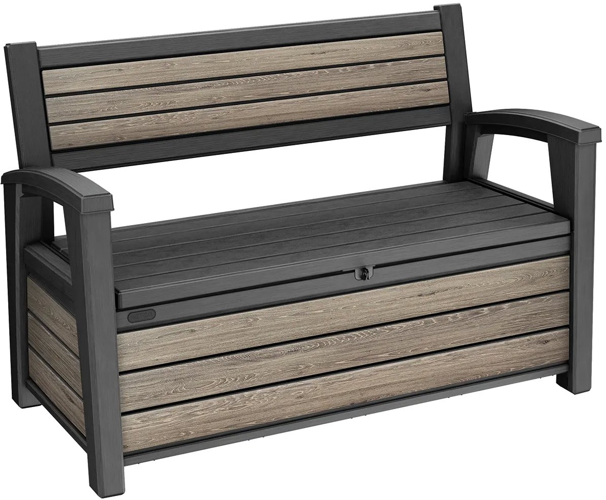 Keter Deco Garden lavica 227 l Ashwood
