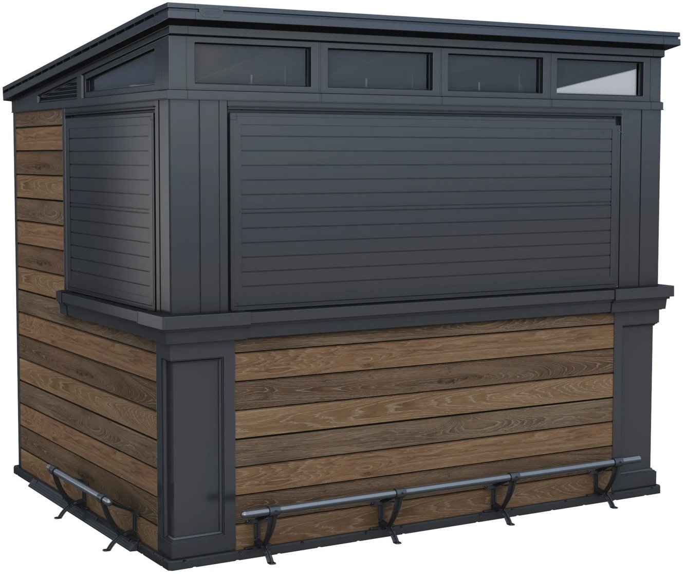 Keter domček Deco Bar Duo – Walnut