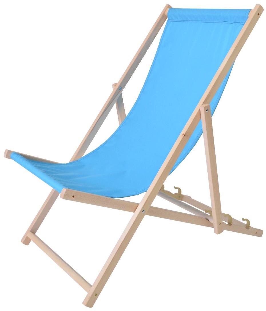 ROJAPLAST Záhradné ležadlo BAHAMA, prírodné, modré