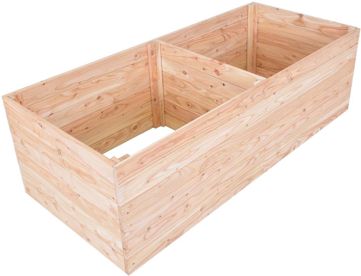 ROJAPLAST Záhon vyvýšený Premium, drevo, smrekovec 160 × 70 × 50 cm