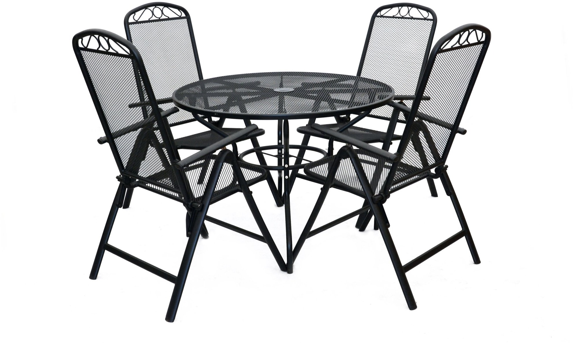 ROJAPLAST Set záhradného nábytku ZWMT-51 záhradný stôl 1 + 4 záhradné stoličky ZWMC-38