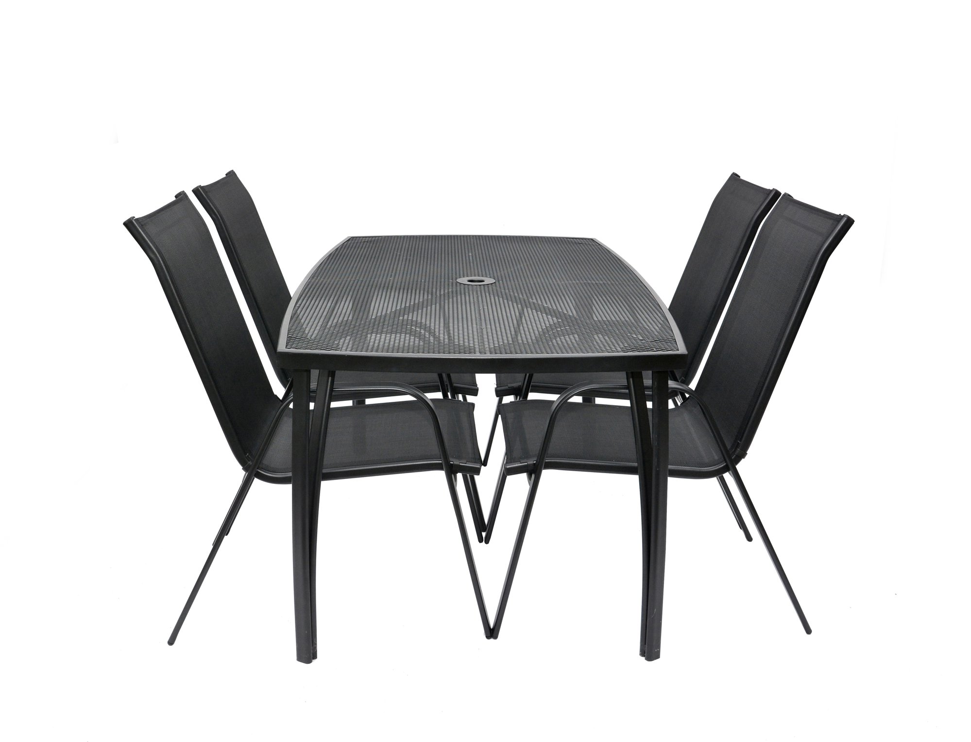 ROJAPLAST Set záhradného nábytku ZWMT-24 záhradný stôl 1 + 4 záhradné stoličky XT1012C