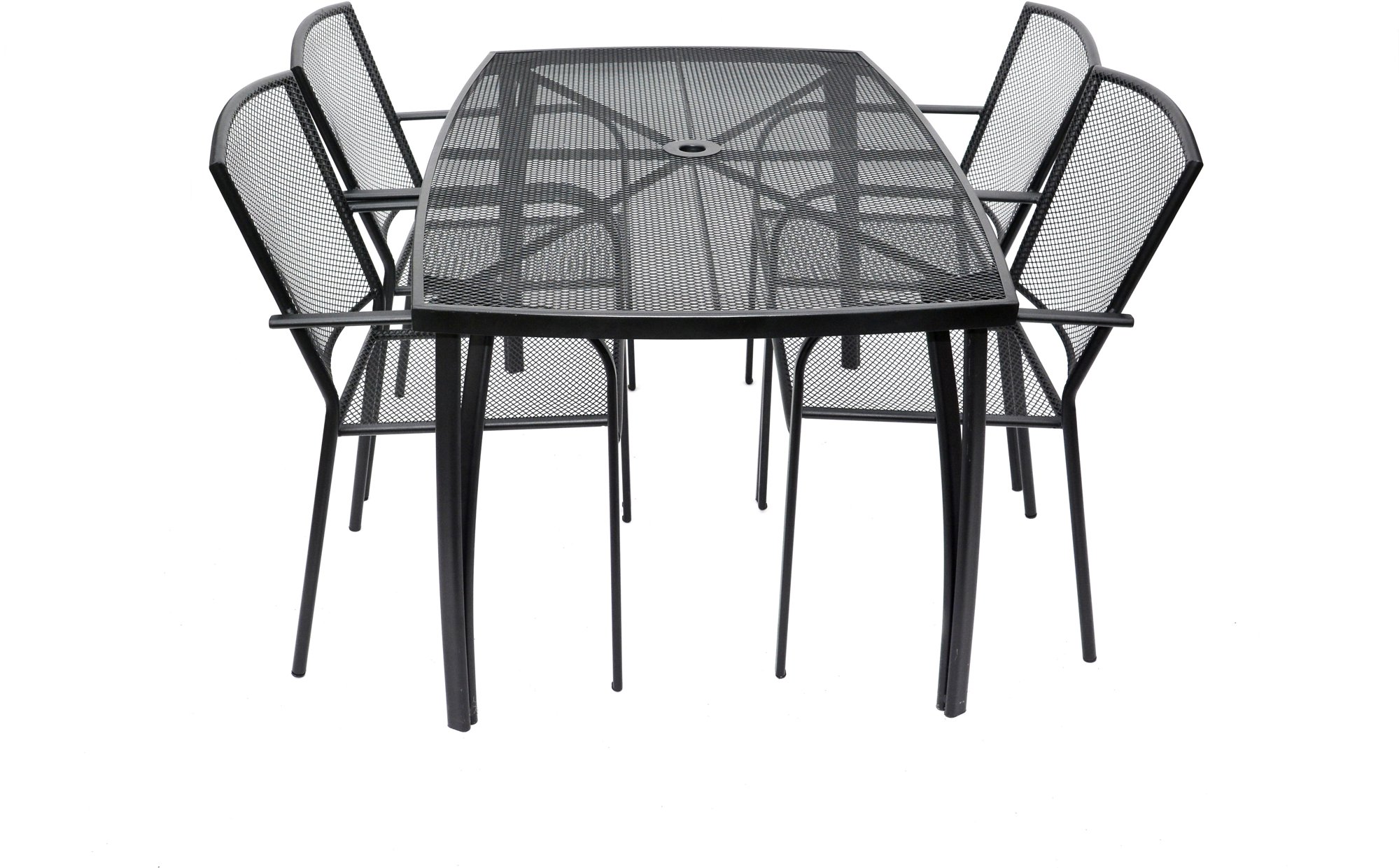 ROJAPLAST Set záhradného nábytku ZWMT-24 záhradný stôl 1 + 4 záhradné stoličky ZWMC-19
