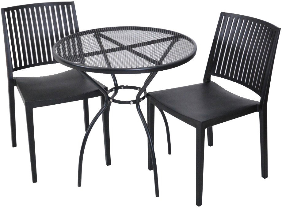 ROJAPLAST Set záhradného nábytku ZWMT-06 záhradný stôl 1 + 2 záhradné stoličky BARS
