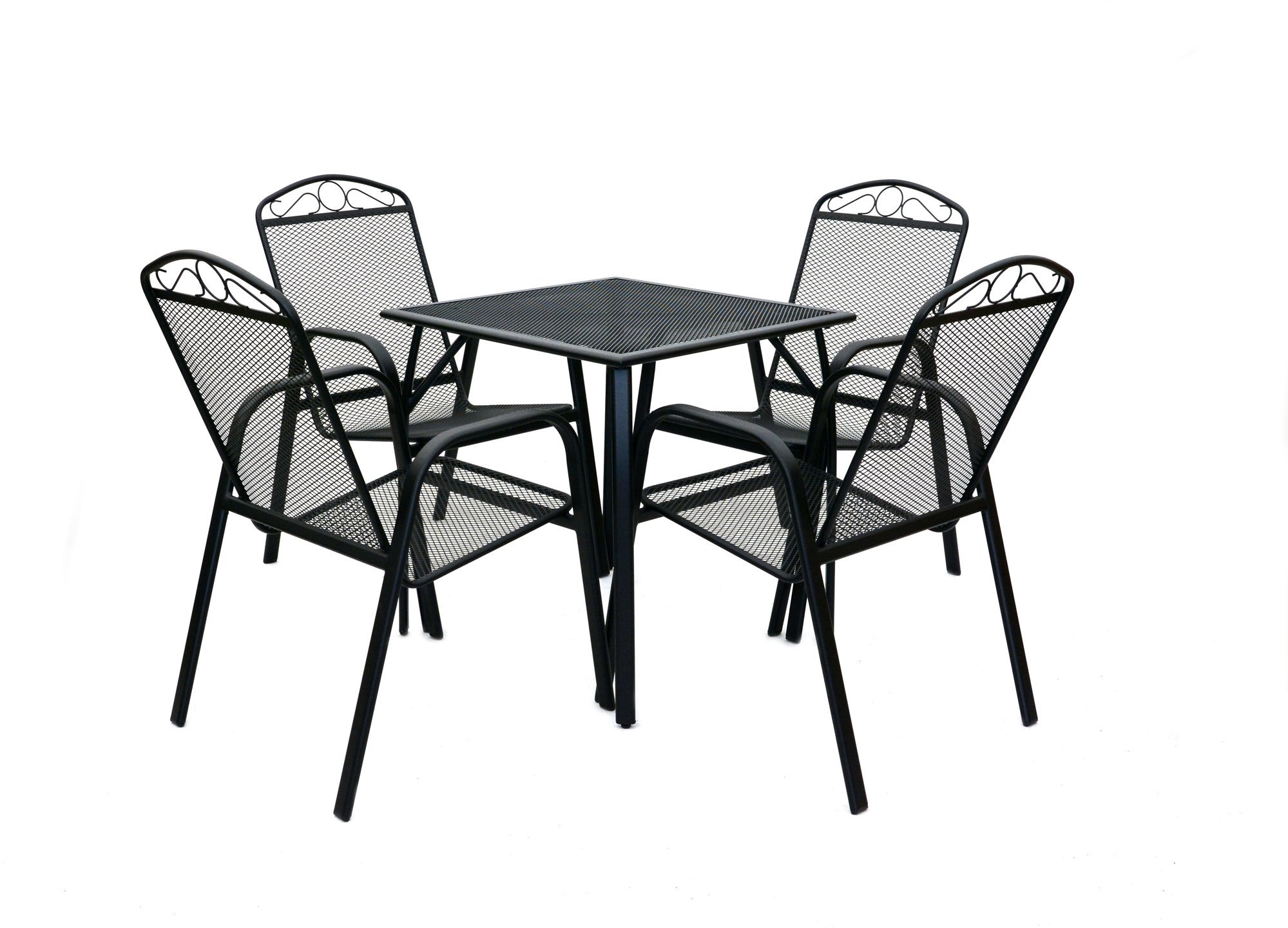 ROJAPLAST Set záhradného nábytku ZWMT-70R záhradný stôl 1 + 4 záhradné stoličky ZWMC-31