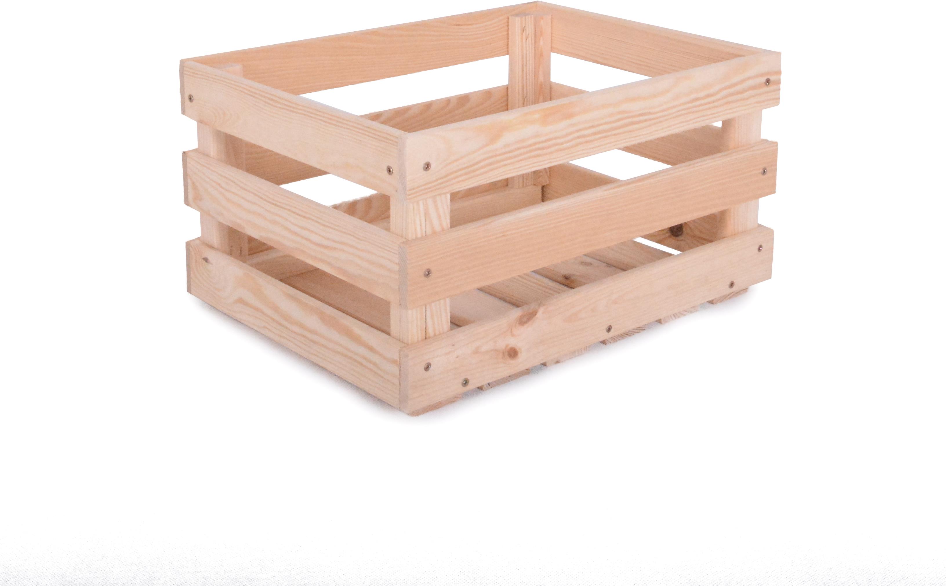 ROJAPLAST Úložný box drevený, 42 × 29 cm