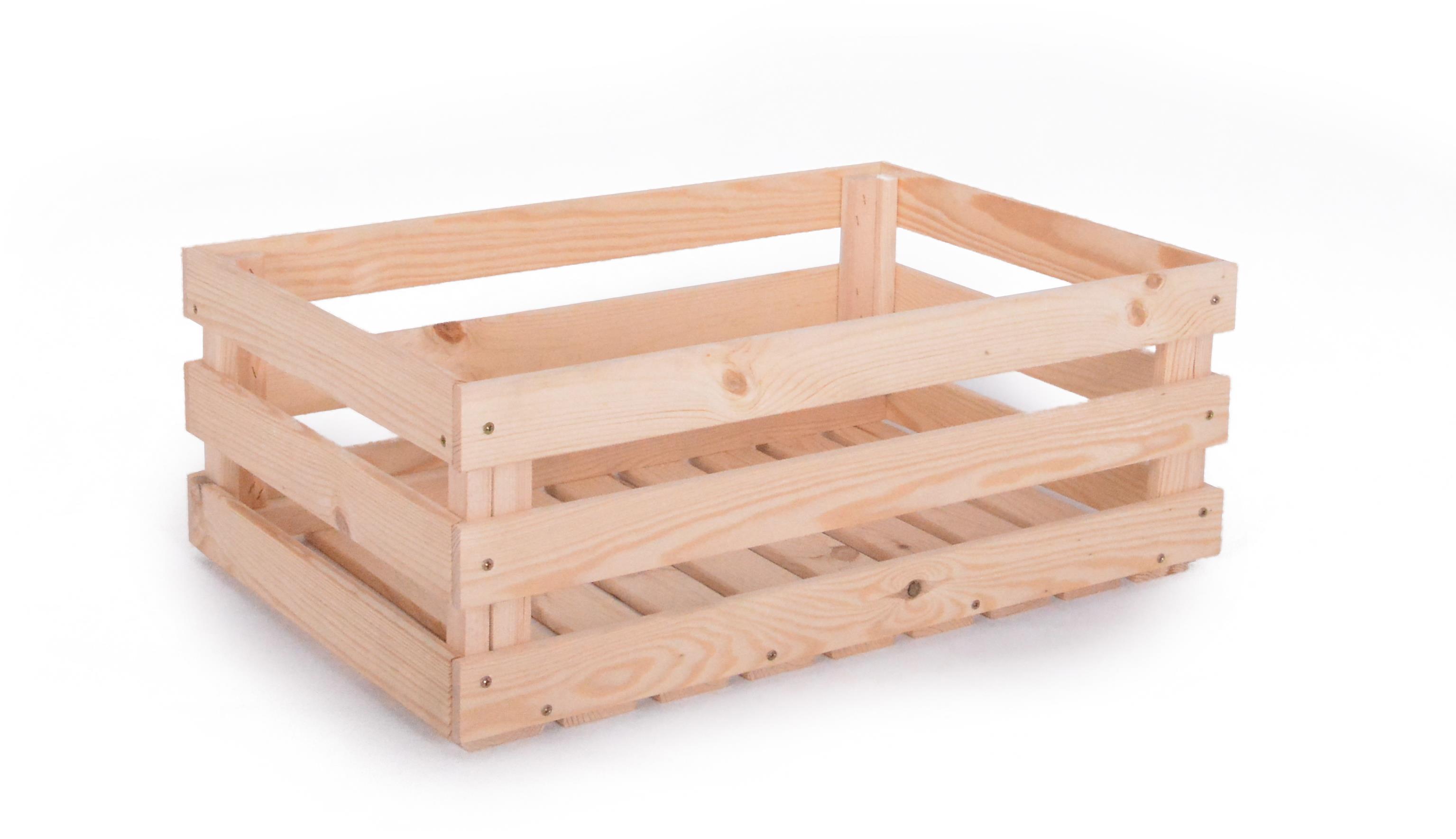 ROJAPLAST Úložný box drevený, 59 × 39 cm