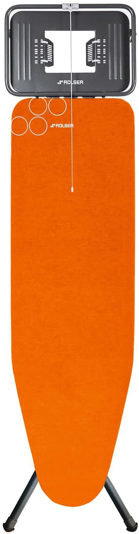 Rolser žehliaca doska K-Tres Black Tube L pre parné generátory oranžová