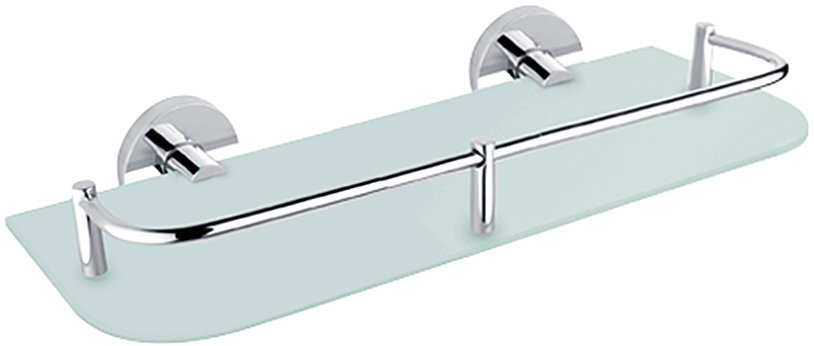 Nimco Polica do kúpeľne a sprchy 30 cm s ohrádkou – bez vŕtania Unix UN-13091AX-30-26