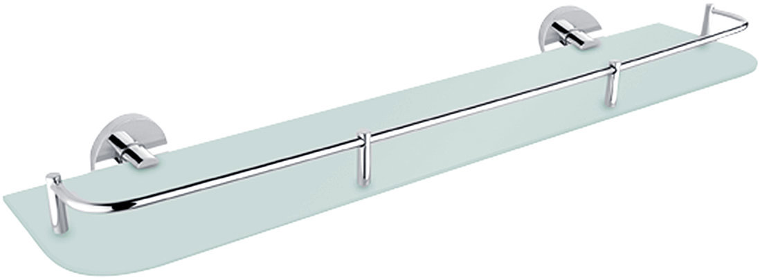Nimco Polica do kúpeľne a sprchy 60 cm s ohrádkou – bez vŕtania Unix UN-13091AX-60-26