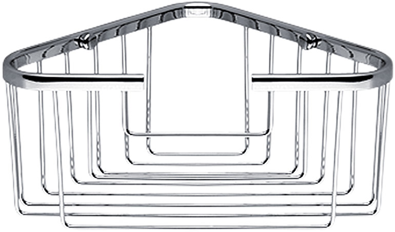 Nimco Polica do kúpeľne a sprchy drôtená rohová – kov Open OP-106-26