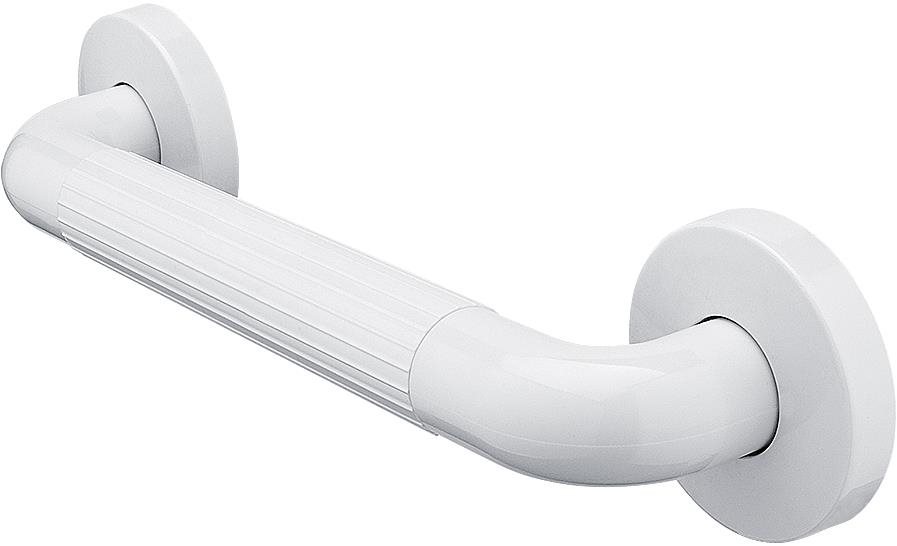 Nimco Madlo do kúpeľne a WC – 400 × 35 mm biela nosnosť 100 kg BM 1235-05