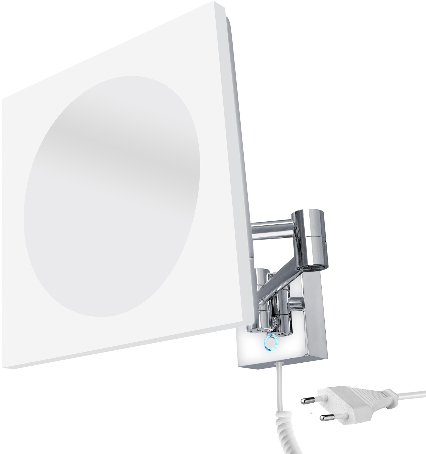 Nimco LED Kozmetické zrkadlo podsvietené hranaté – dotykové ZK-20465-26