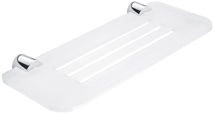 Nimco Polica do kúpeľne a sprchy 30 cm – plexisklo kov Bormo BR-X330-26