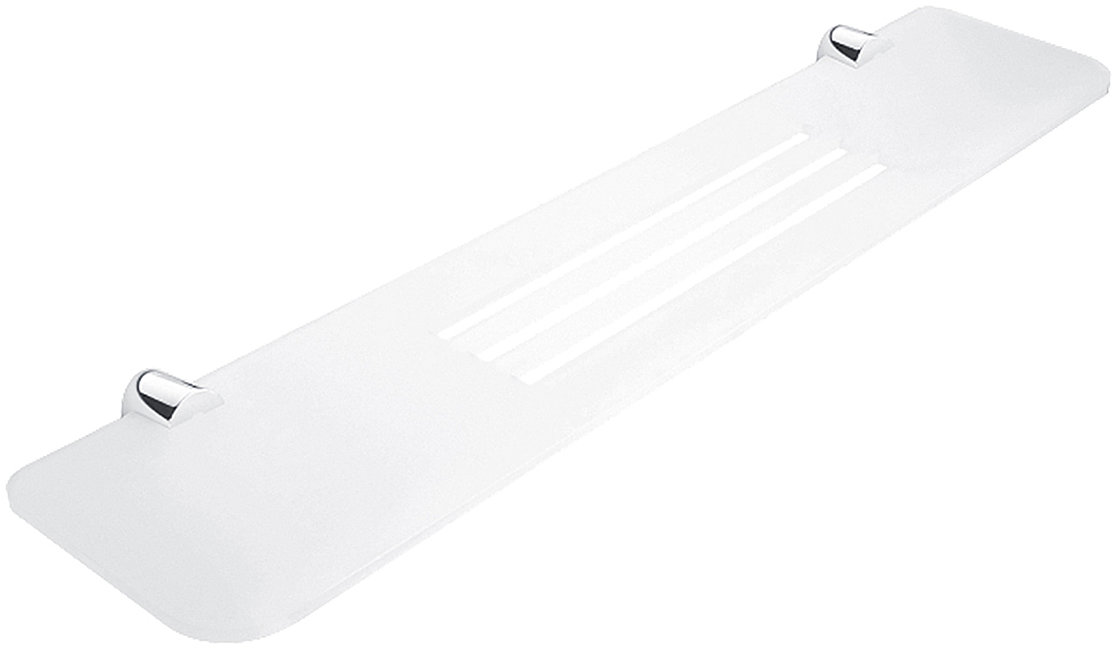 Nimco Polica do kúpeľne a sprchy 60 cm – plexisklo kov Bormo BR-X360-26