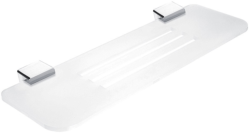 Nimco Polica do kúpeľne a sprchy 40 cm – plexisklo kov Kibo Ki-X340-26