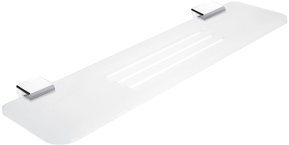 Nimco Polica do kúpeľne a sprchy 50 cm – plexisklo kov Kibo Ki-X350-26