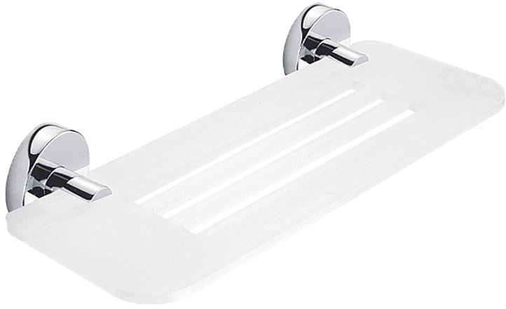 Nimco Polica do kúpeľne a sprchy 30 cm – plexisklo kov Unix UN-X330-26