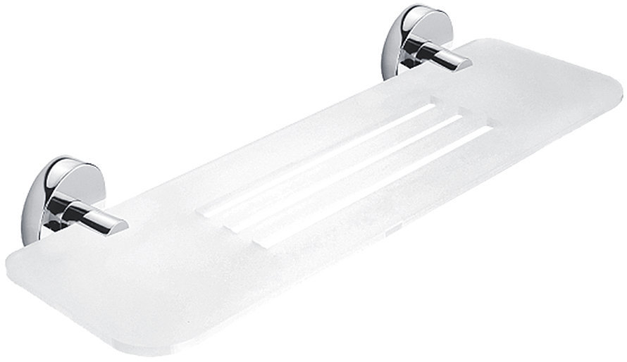 Nimco Polica do kúpeľne a sprchy 40 cm – plexisklo kov Unix UN-X340-26