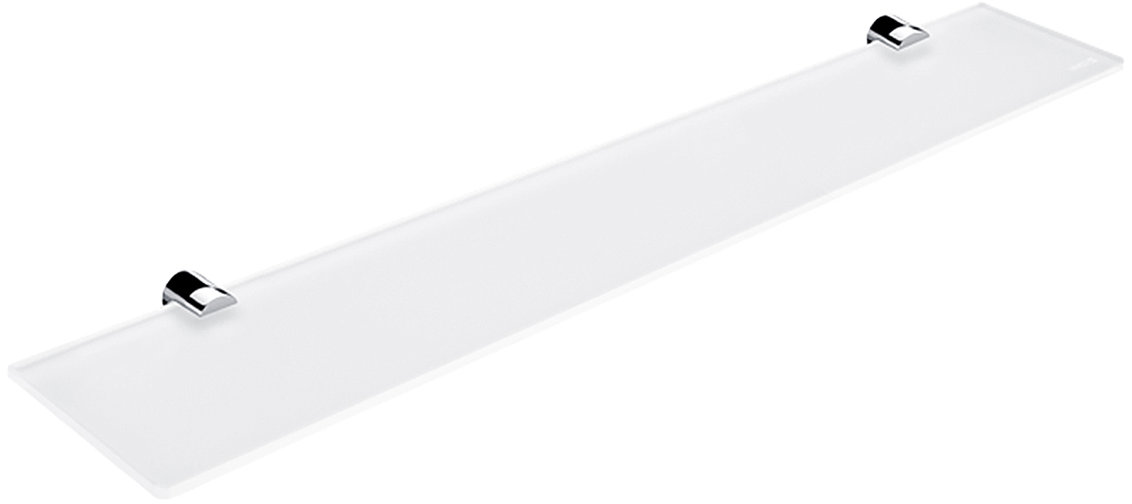 Nimco Polica do kúpeľne a sprchy 60 cm – sklo kov Bormo BR-11091B-60-26