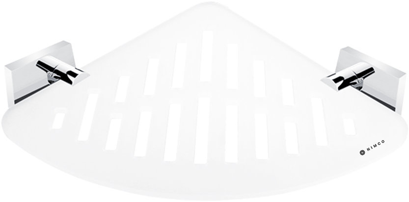 Nimco Polica do kúpeľne a sprchy rohová – bez vŕtania Keira KE-X212-26