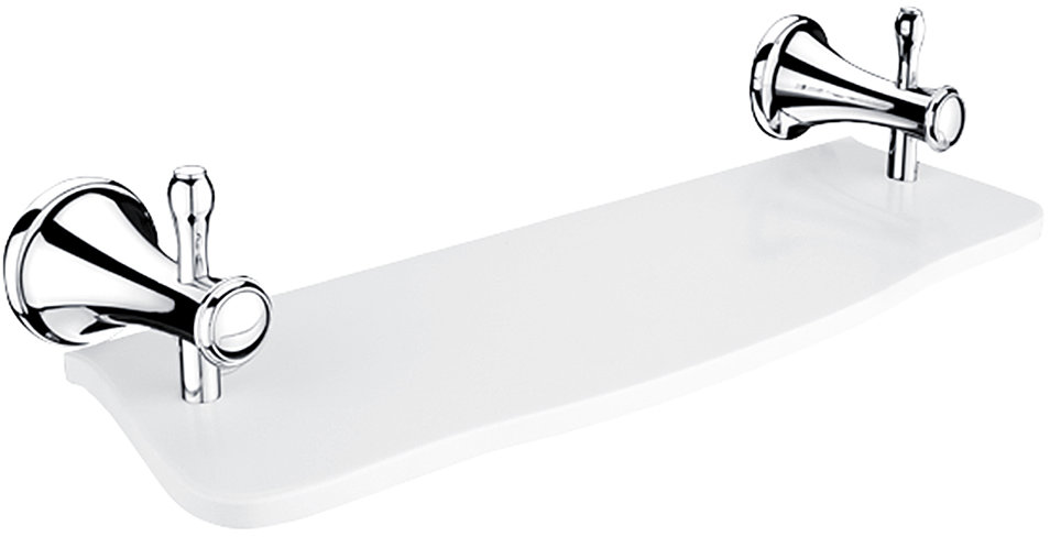 Nimco Polica do kúpeľne a sprchy 40 cm – kameň kov Lada LA-19091UK-40-26