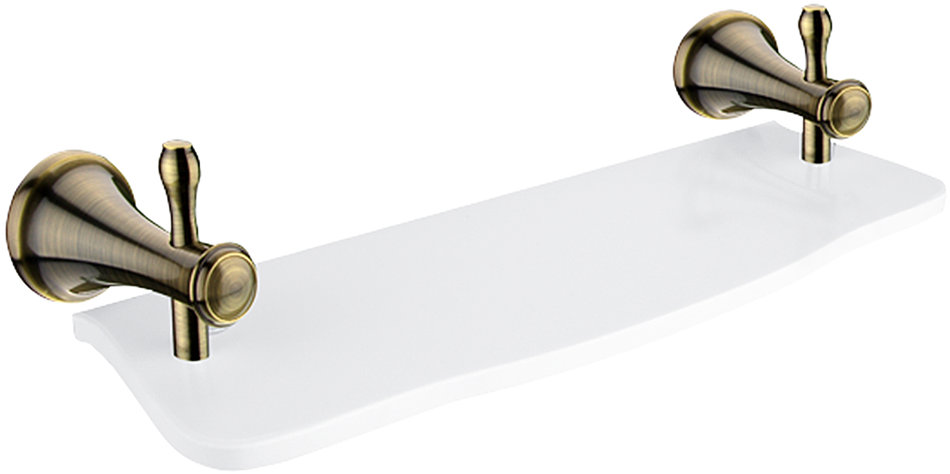 Nimco Polica do kúpeľne a sprchy 40 cm – kameň kov Lada LA-19091UK-40-65