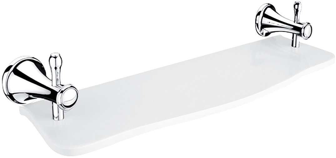 Nimco Polica do kúpeľne a sprchy 50 cm – kameň kov Lada LA-19091UK-50-26